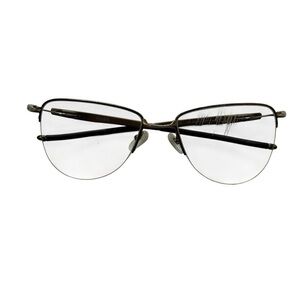 Oakley Plier half rim prescription glasses 137OX51242 0254 pewter